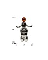 CONEJO- FIGURA PEQUEÑA-GRIS/NARANJA